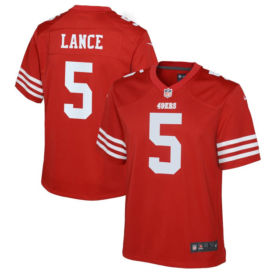 SAN FRANCISCO 49ers NFL JERSEY ROUGE NIKE YOUTH 