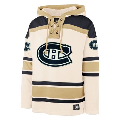MONTREAL CANADIENS NHL 47&#39; TRI NILLEY SUPERIOR LACER HOODIE CREAM