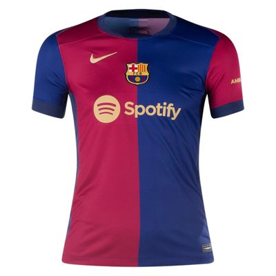 FC BARCELONA SOCCER JERSEY REPLICA HOME 24-25 RED/BLUE