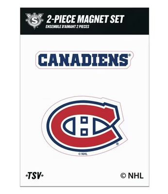 MONTREAL CANADIENS NHL 2 PIECES MAGNET