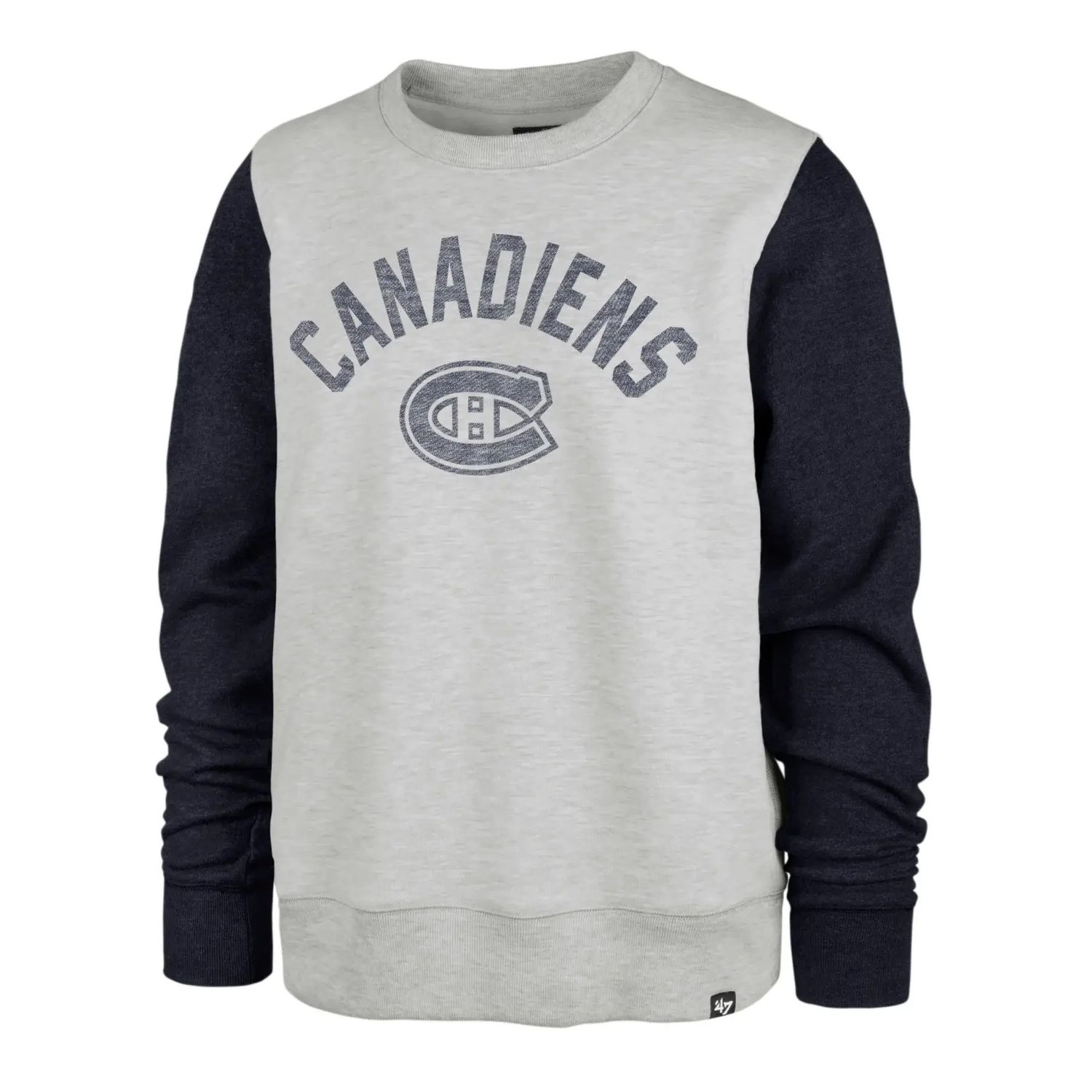 MONTREAL CANADIENS NHL 47&#39; CREWNECK GREY