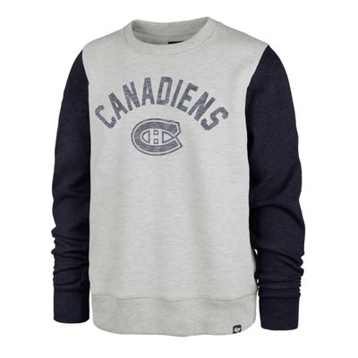 MONTREAL CANADIENS NHL 47&#39; CREWNECK GREY