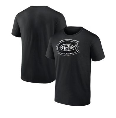 MONTREAL CANADIENS NHL TSHIRT ICED OUT BLACK