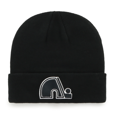 QUEBEC NORDIQUES NHL TUQUE VINTAGE BLACK