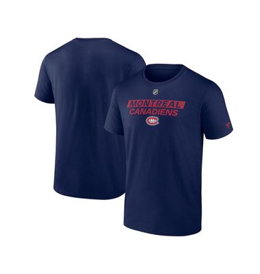MONTREAL CANADIENS NHL TSHIRT AUTHENTIC PRO PRIMARY NAVY BLUE