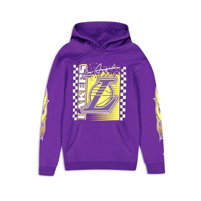 LOS ANGELES LAKERS NBA RALLY DRIVE NASCAR HOODIE 