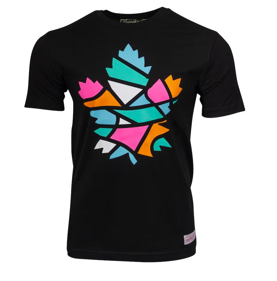 TORONTO MAPLE LEAFS NHL TSHIRT STAINED GLASS BLACK
