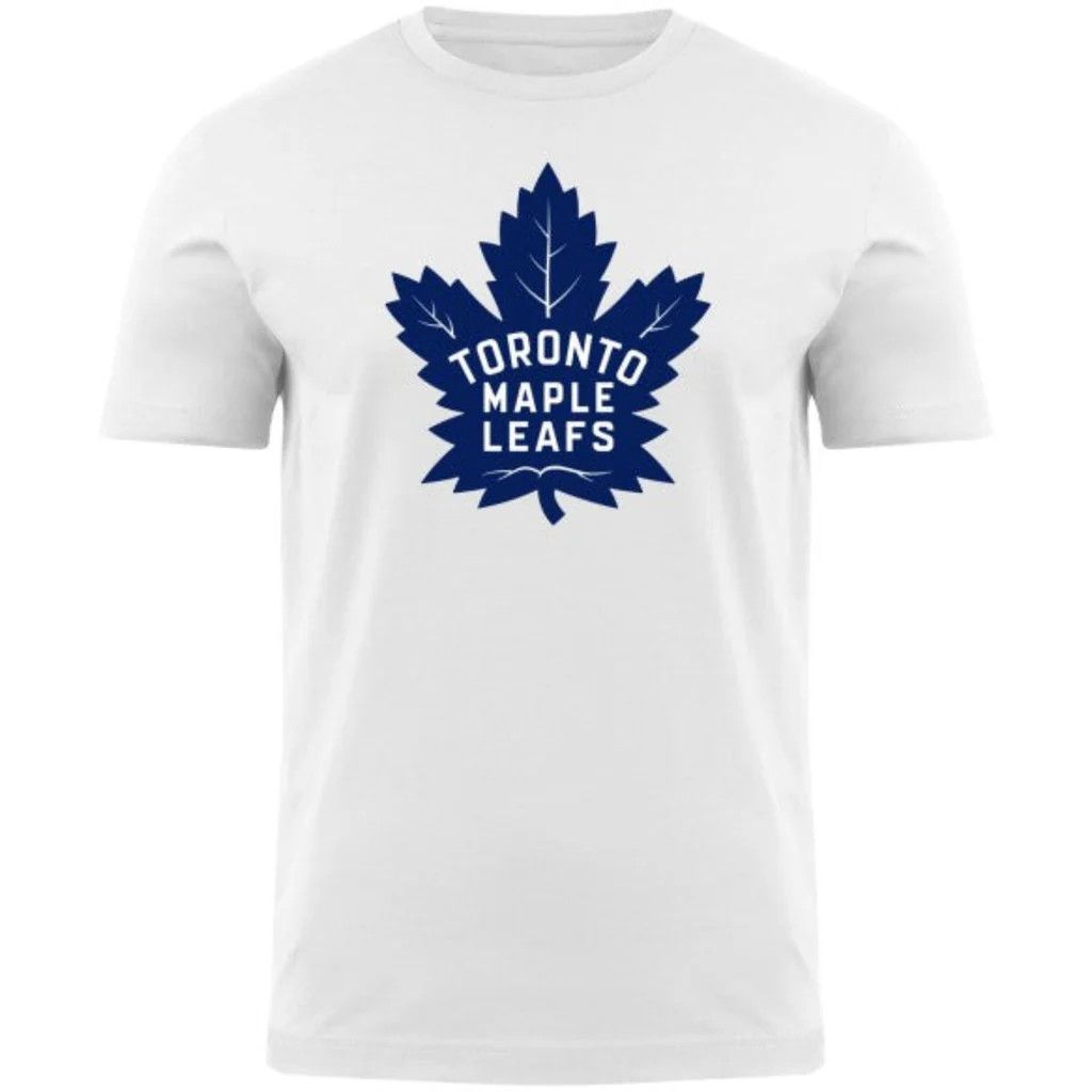 TORONTO MAPLE LEAFS NHL TSHIRT TEAM PRIMARY LOGO GRAPHIC WHITE