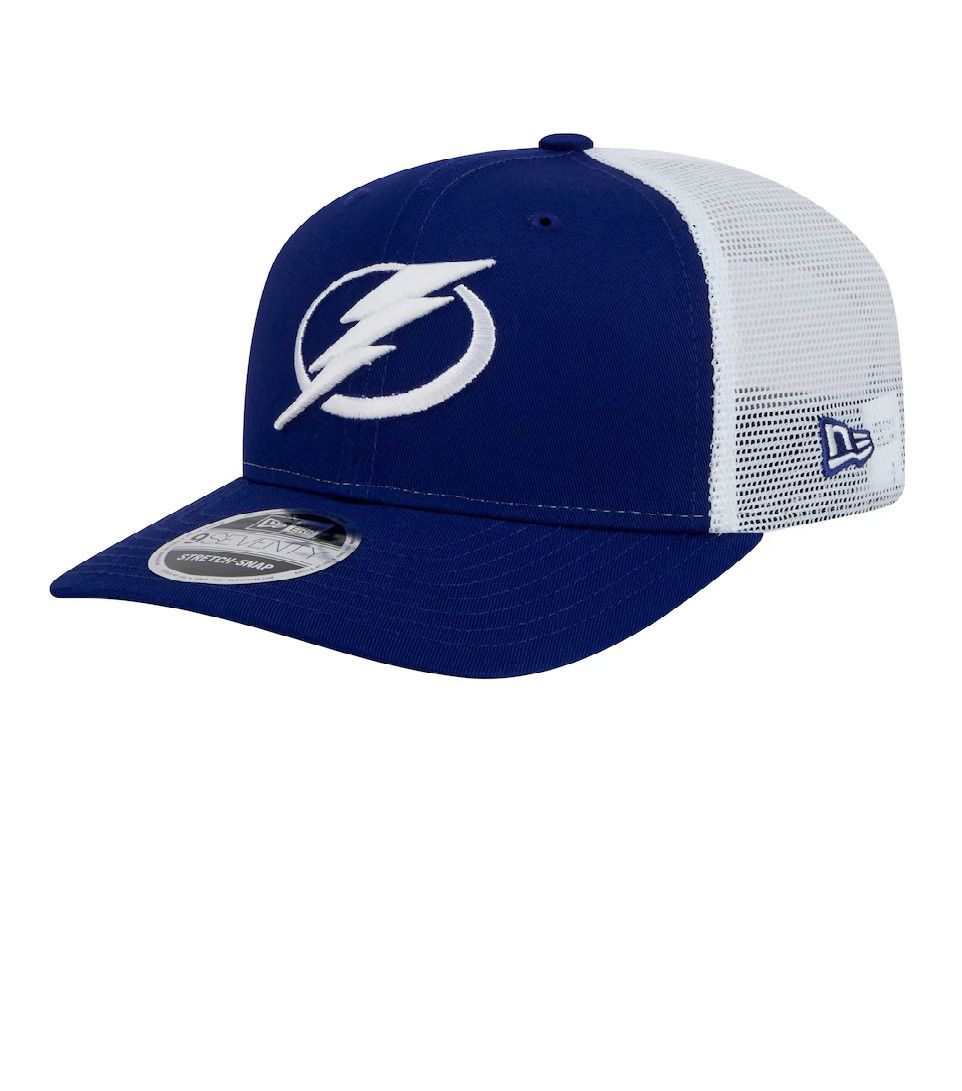 TAMPA BAY LIGHTNING NHL CAP 9SEVENTY BLEU STRETCH-SNAP 