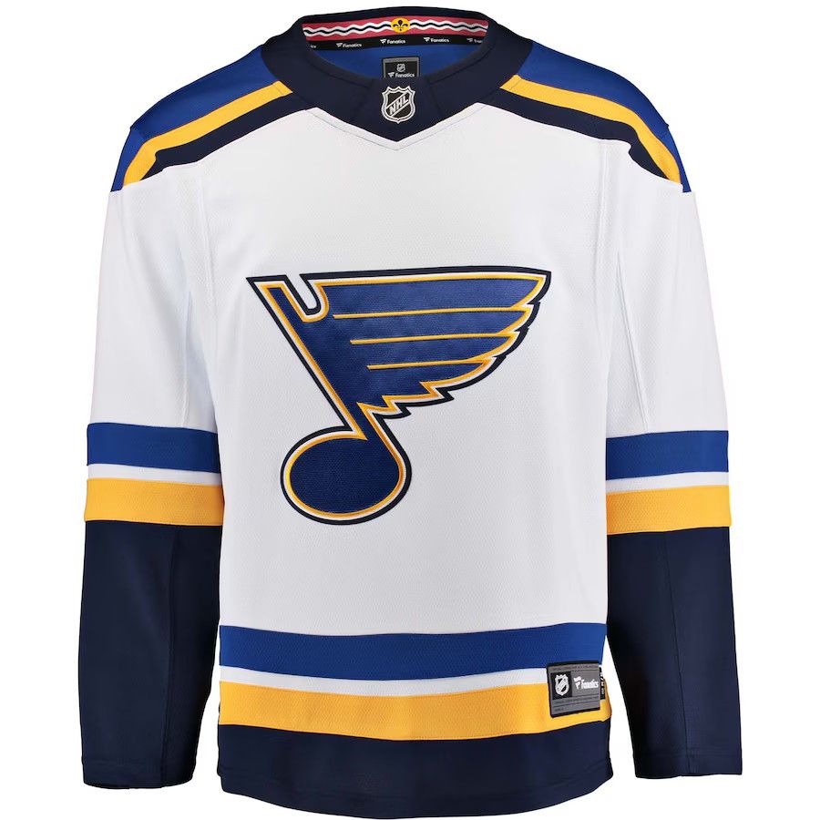 ST LOUIS BLUES NHL JERSEY AWAY BLANC