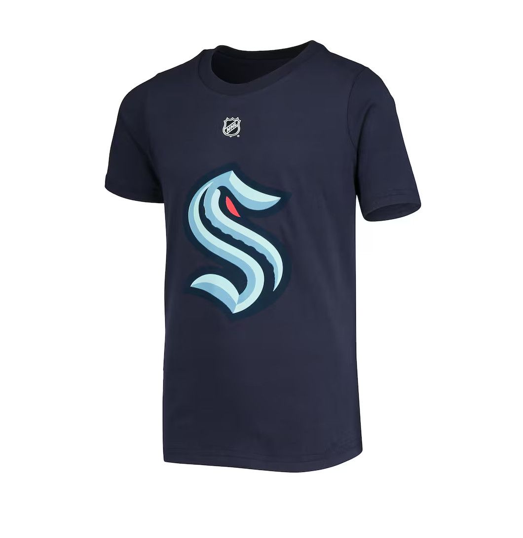 SEATTLE KRAKEN NHL TSHIRT NAVY BLUE YOUTH