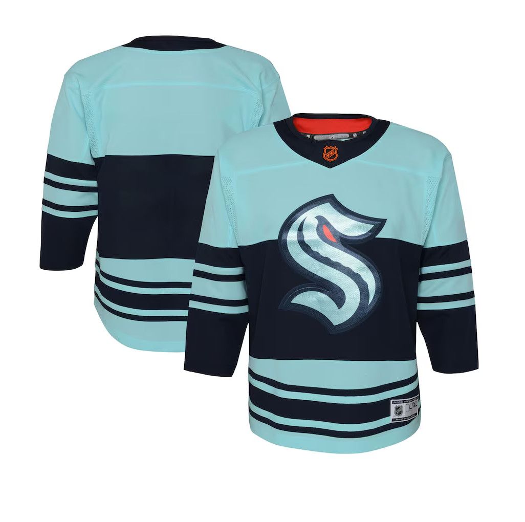 SEATTLE KRAKEN NHL JERSEY SPECIAL EDITION 2.0 PREMIER TEAL YOUTH