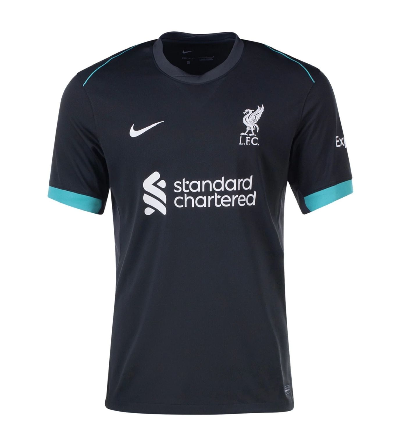 LIVERPOOL F.C SOCCER JERSEY 2024/25 AWAY DRI FIT NOIR