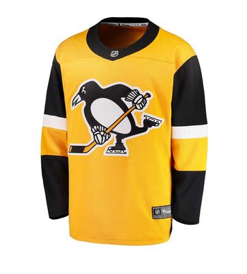 PITTSBURGH PENGUINS NHL JERSEY ALTERNATE YELLOW YOUTH