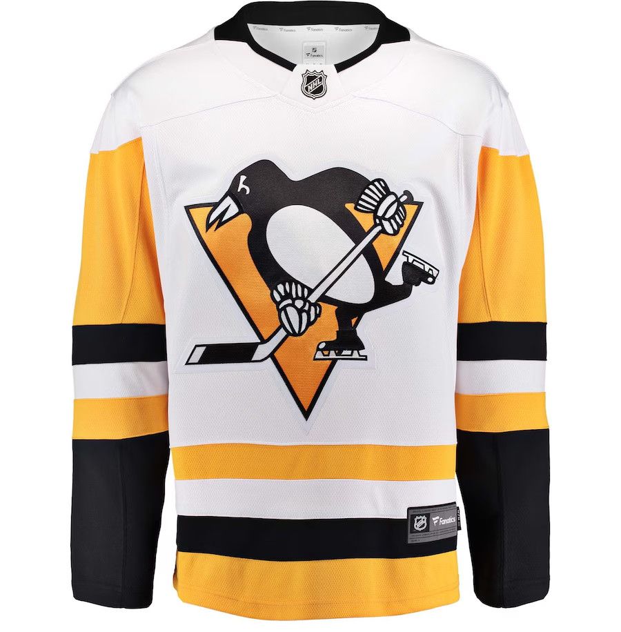 PITTSBURGH PENGUINS NHL JERSEY BREAKAWAY WHITE