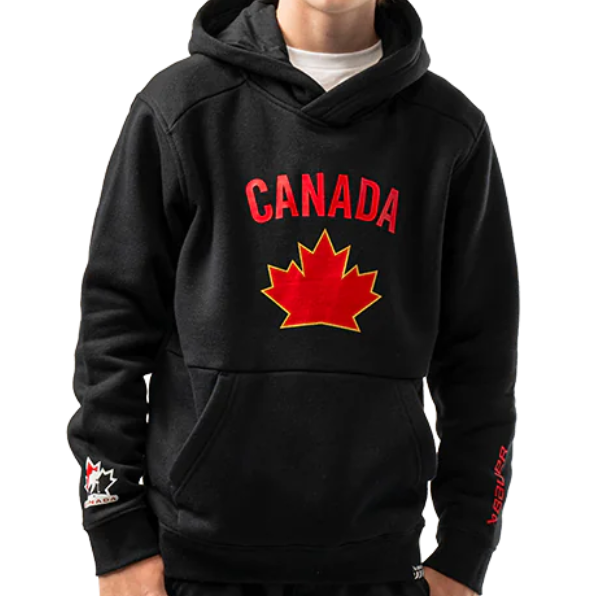 TEAM CANADA HOCKEY CORE ULTIMATE HOODIE BLACK YOUTH