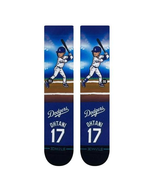 LOS ANGELES DODGERS MLB SOCKS OHTANI STANCE