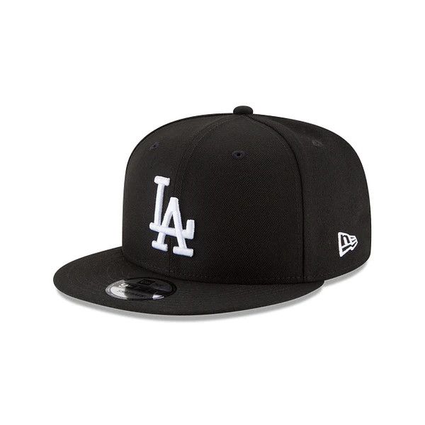 LOS ANGELES DODGERS  MLB 9FIFTY BLACK LOGO WHITE, Size: OS