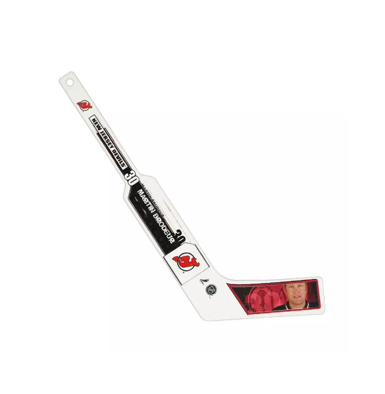 NEW JERSEY DEVILS NHL MINI GOALIE STICK MARTIN BRODEUR