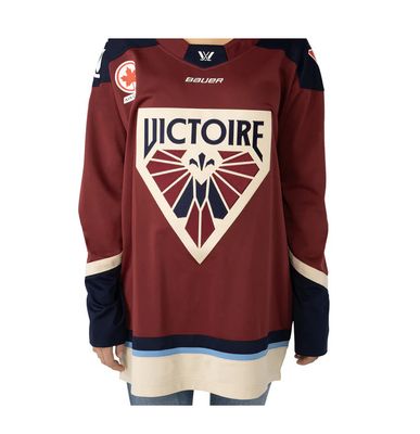 MONTREAL VICTOIRE PWHL JERSEY 24-25 BURGUNDY
