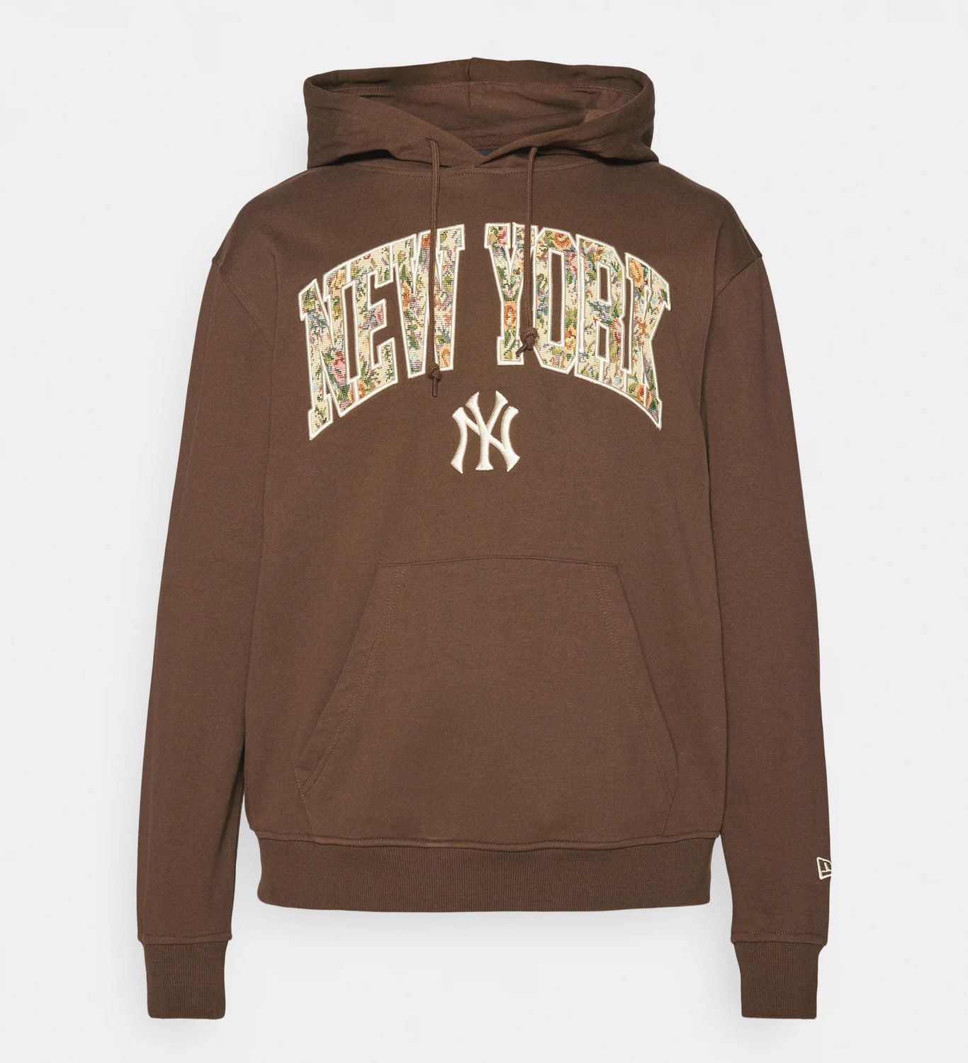 NEW YORK YANKEES MLB HOODIE CLUB WEAR DARK BROWN