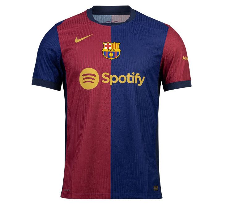 FC BARCELONA SOCCER JERSEY REPLICA HOME 24-25 RED/BLUE, Size: S