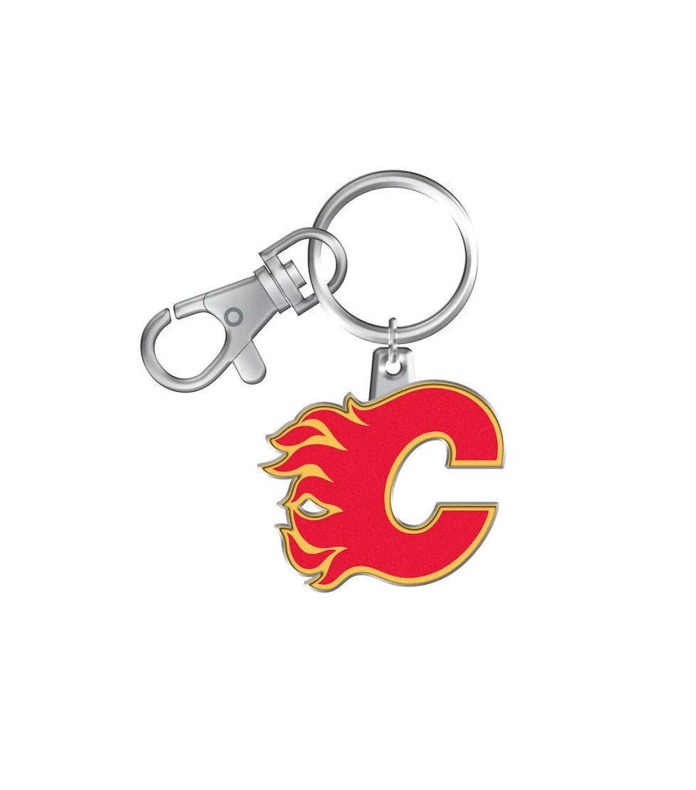 CALGARY FLAMES NHL KEYCHAIN
