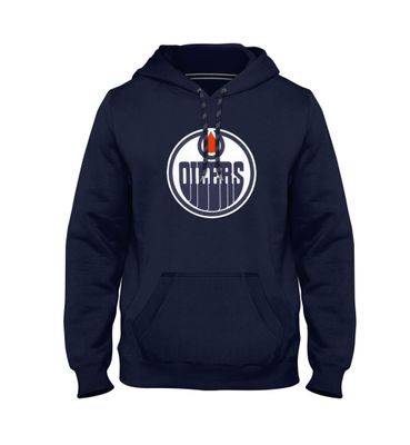 EDMONTON OILERS NHL EXPRESS HOODIE NAVY