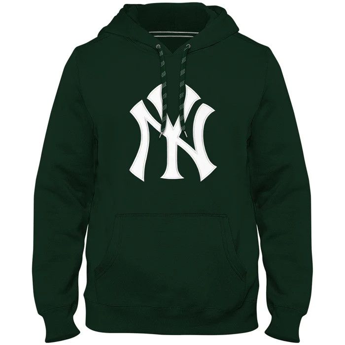 NEW YORK YANKEES MLB EXPRESS HOODIE FOREST GREEN