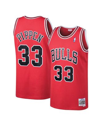 CHICAGO BULLS NBA JERSEY SWINGMAN  PIPPEN #33 RED