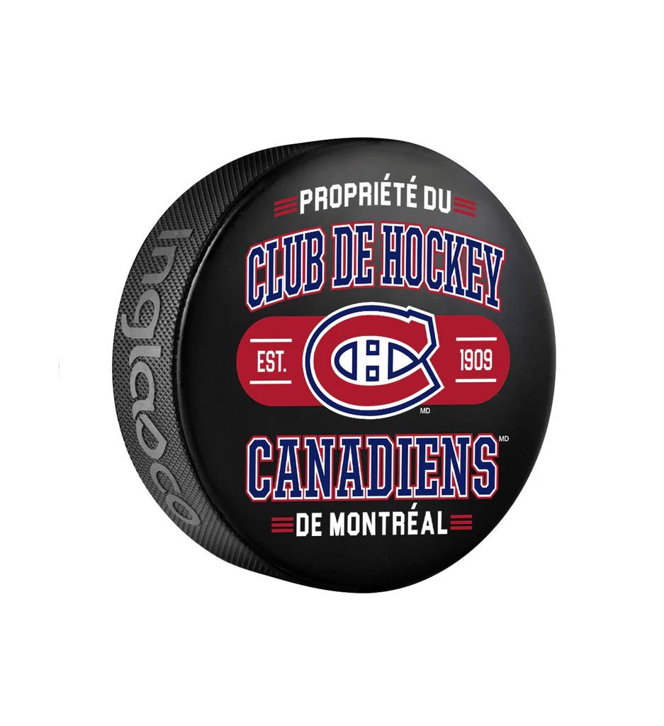 MONTREAL CANADIENS NHL PUCK PROPERTY SOUVENIR