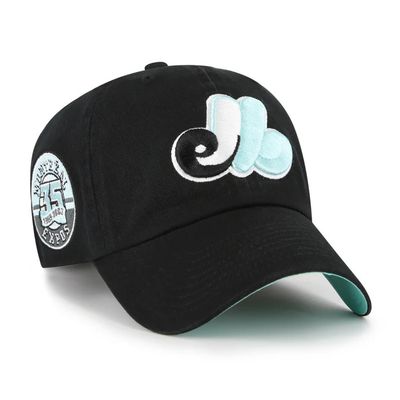 MONTREAL EXPOS MLB CAP CLEAN UP BLACK