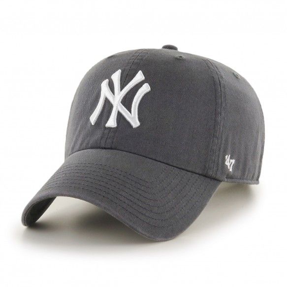 NEW YORK YANKEES MLB CAP CLEAN UP GRAPHITE 47 