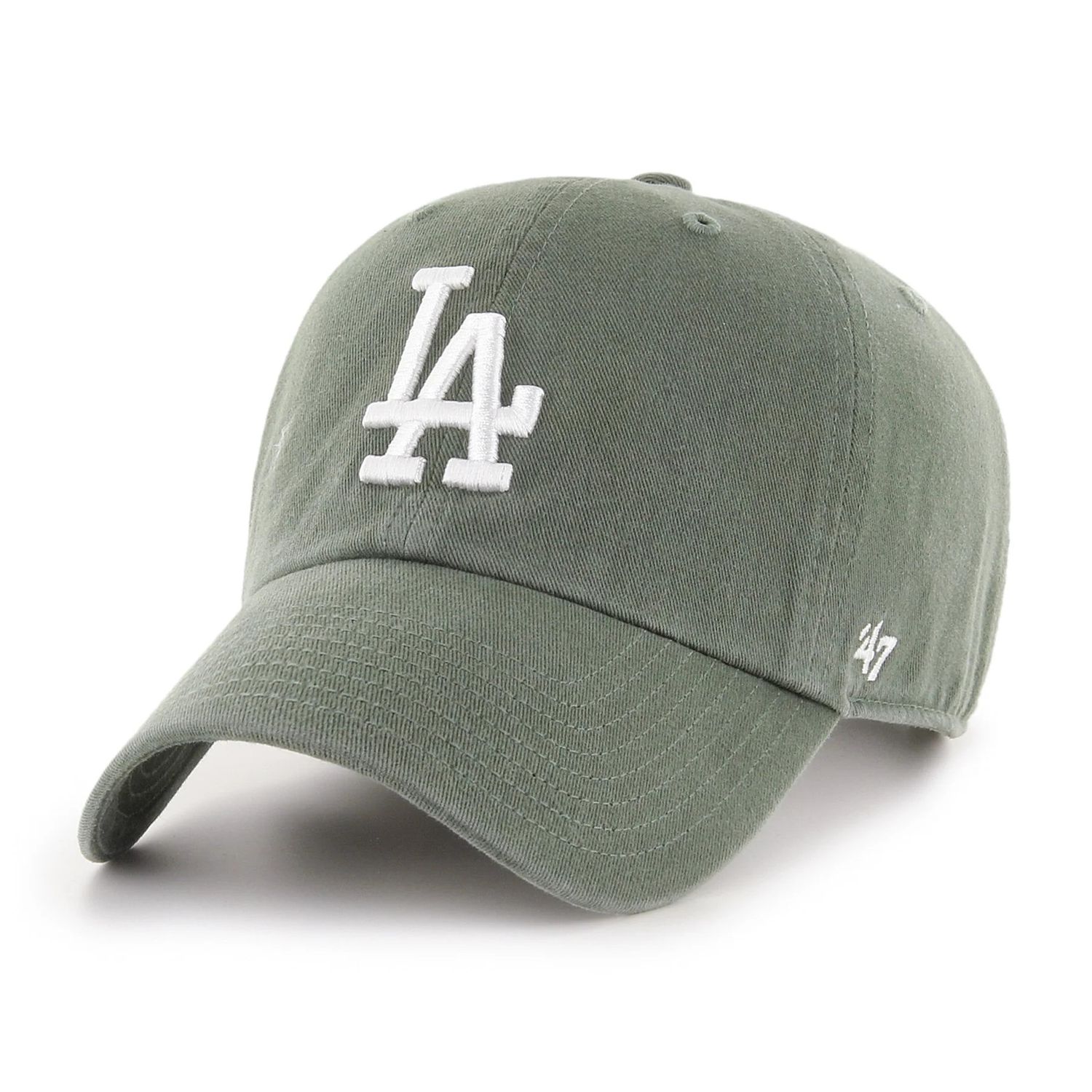 LOS ANGELES DODGERS  MLB CAP VERT OLIVE CLEAN UP