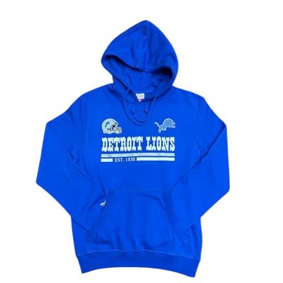 DETROIT LIONS NFL HOODIE  BLEU ROYAL 