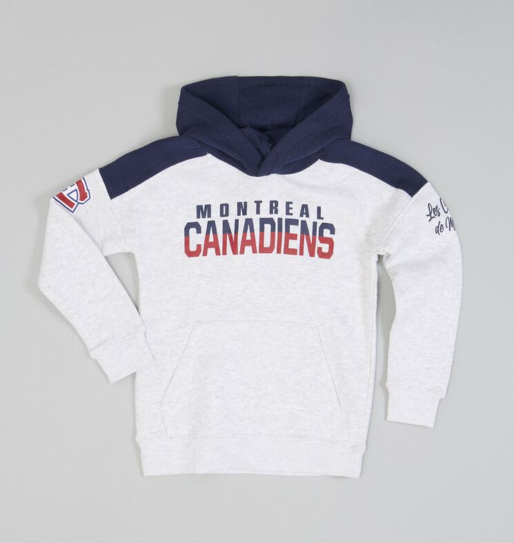 MONTREAL CANADIENS NHL HOODIE GREY YOUTH