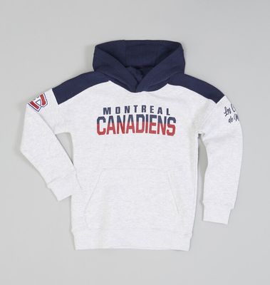 MONTREAL CANADIENS NHL HOODIE GREY YOUTH