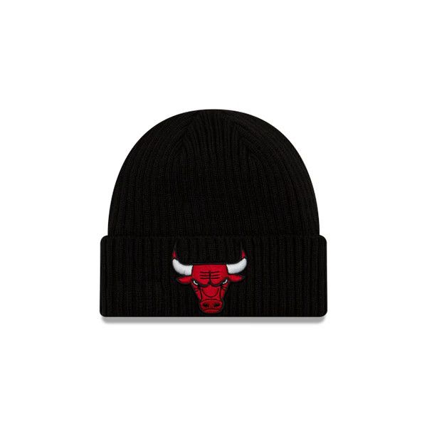 CHICAGO BULLS NBA CUFF KNIT HAT CLASSIC CORE BLACK 