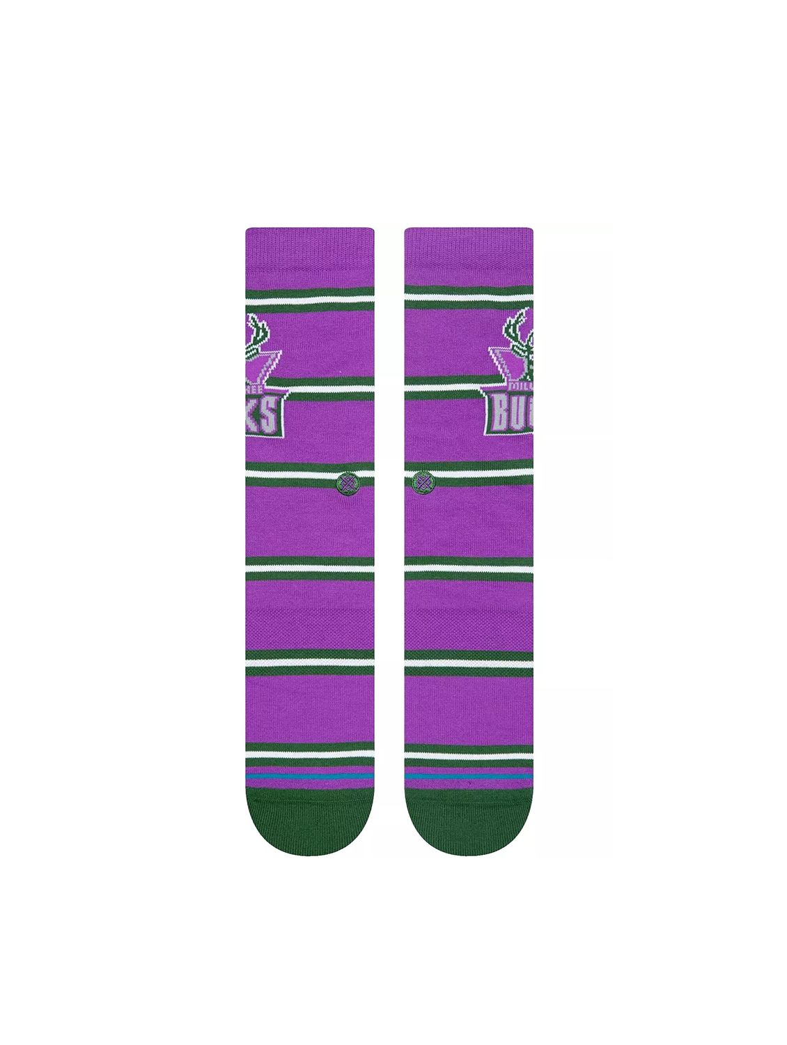 MILWAUKEE BUCKS NBA STANCE SOCKS PURPLE