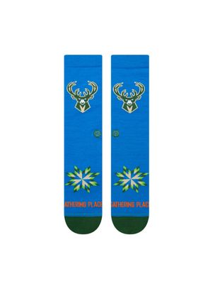MILWAUKEE BUCKS NBA STANCE SOCKS BLUE