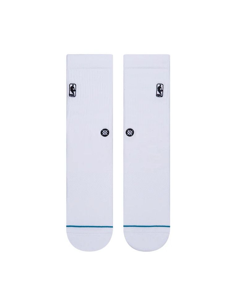 NBA LOGO STANCE SOCKS WHITE