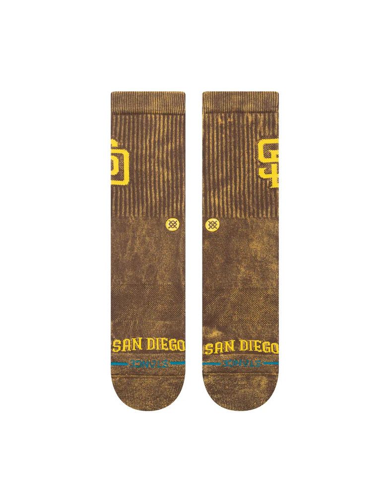 SAN DIEGO PADRES MLB STANCE FADE SOCKS BROWN