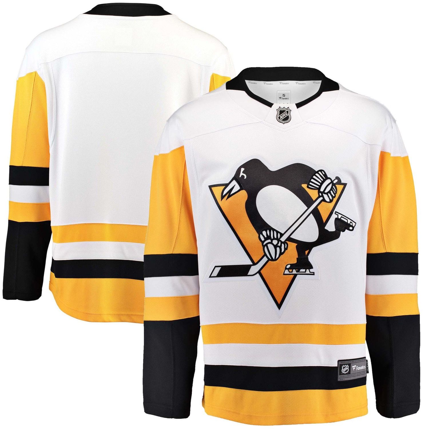 PITTSBURGH PENGUINS NHL  JERSEY BREAKAWAY WHITE YOUTH, Size: S/M