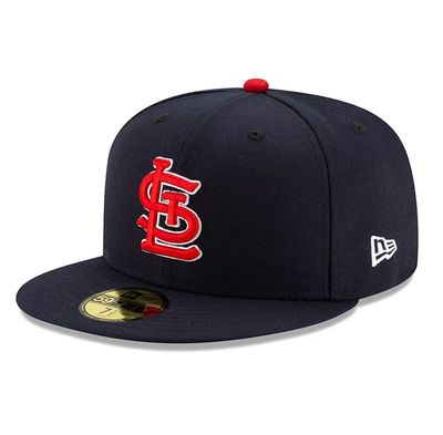 SAINT LOUIS CARDINALS MLB CAP 59FIFTY ALTERNATE AUTHENTIC ON FIELD  NAVY 