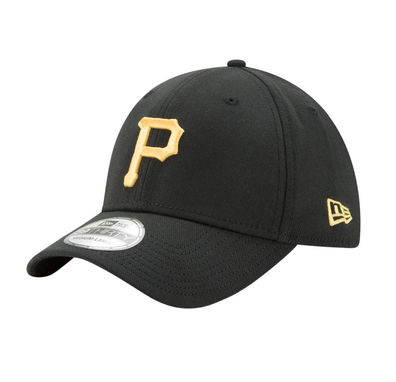 PITTSBURGH PIRATES MLB CAP 39THIRTY TEAM CLASSIC BLACK