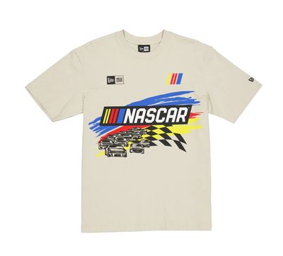 NASCAR MODERN SPEED STONE TSHIRT BEIGE