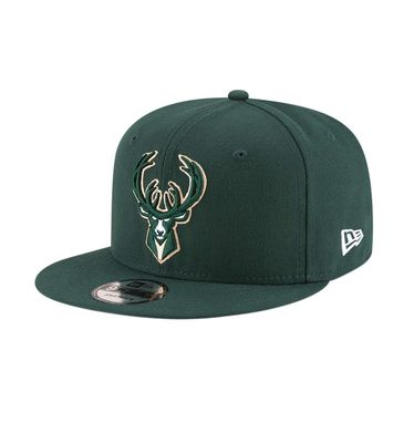 MILWAUKEE BUCKS NBA CAP 9FIFTY TEAM COLOUR GREEN 