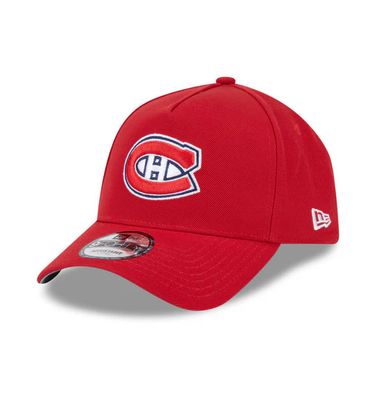 MONTREAL CANADIENS NHL CAP 9FORTY A FRAME PRIMARY LOGO RED