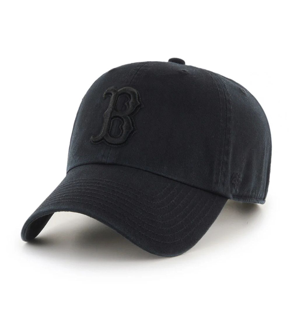 BOSTON REDSOX MLB CAP CLEAN UP BLACKOUT