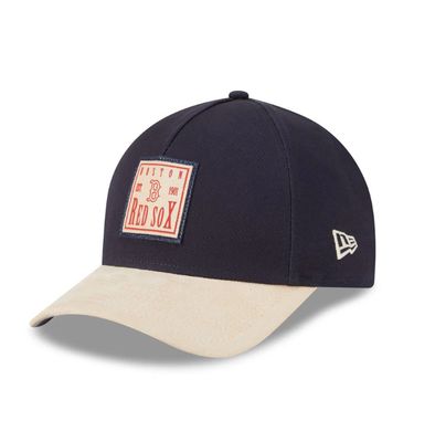 BOSTON REDSOX MLB CAP 9FORTY A FRAME M-CROWN SUEDE NAVY